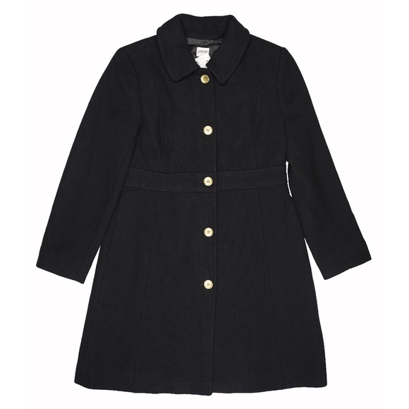 New JCREW Wool-Blend Lady Day Coat in Black - Picture 5 of 6